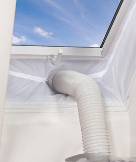 Elysium AirLock univerzális tetőablak-szigetelő függöny mobilklímához - Szigetelő függöny - 190 x 40 cm