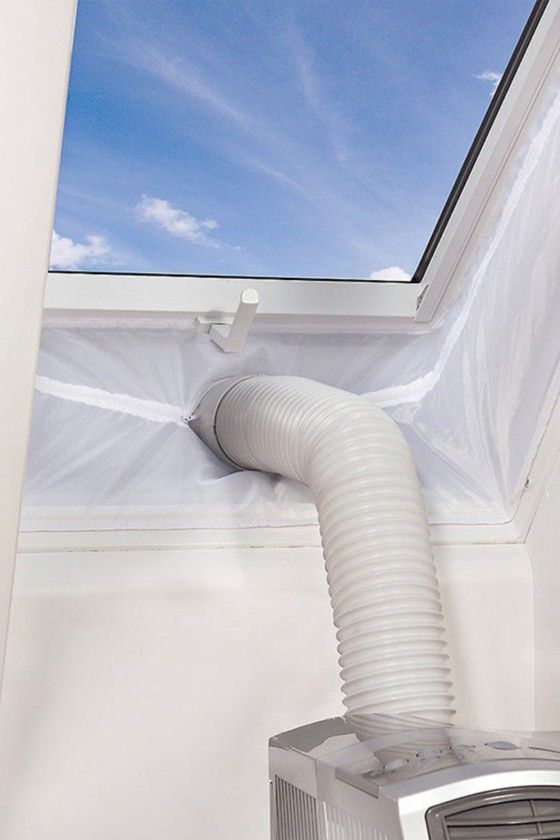Elysium AirLock univerzális tetőablak-szigetelő függöny mobilklímához - Szigetelő függöny - 190 x 40 cm
